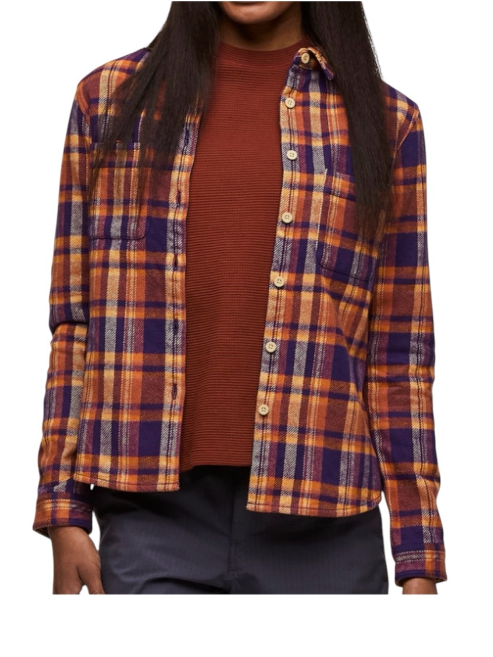 Cotopaxi Women’s Mero Plaid Cotton Flannel Shirt